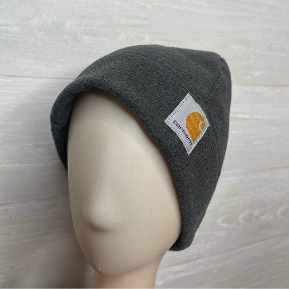 Carharrt dark grey beanie hat - Picture 4 of 6